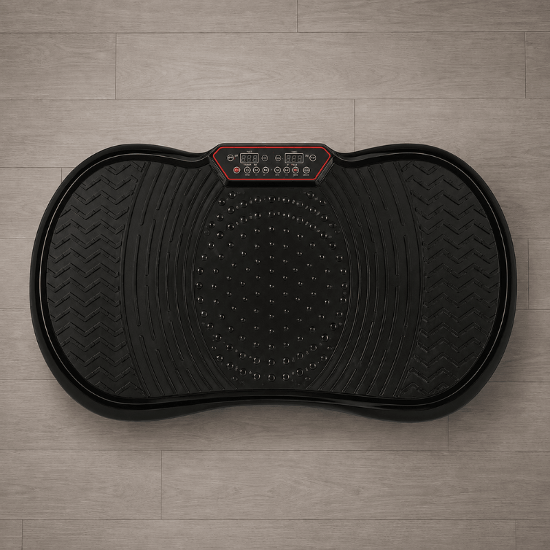 StepTone Vibration Plate in Black, top view