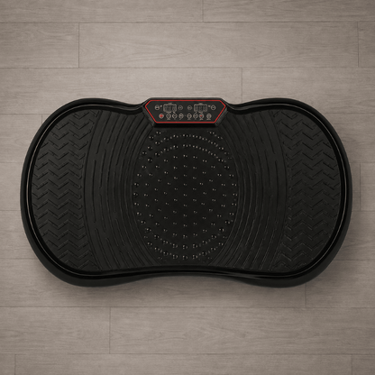 StepTone Vibration Plate in Black, top view