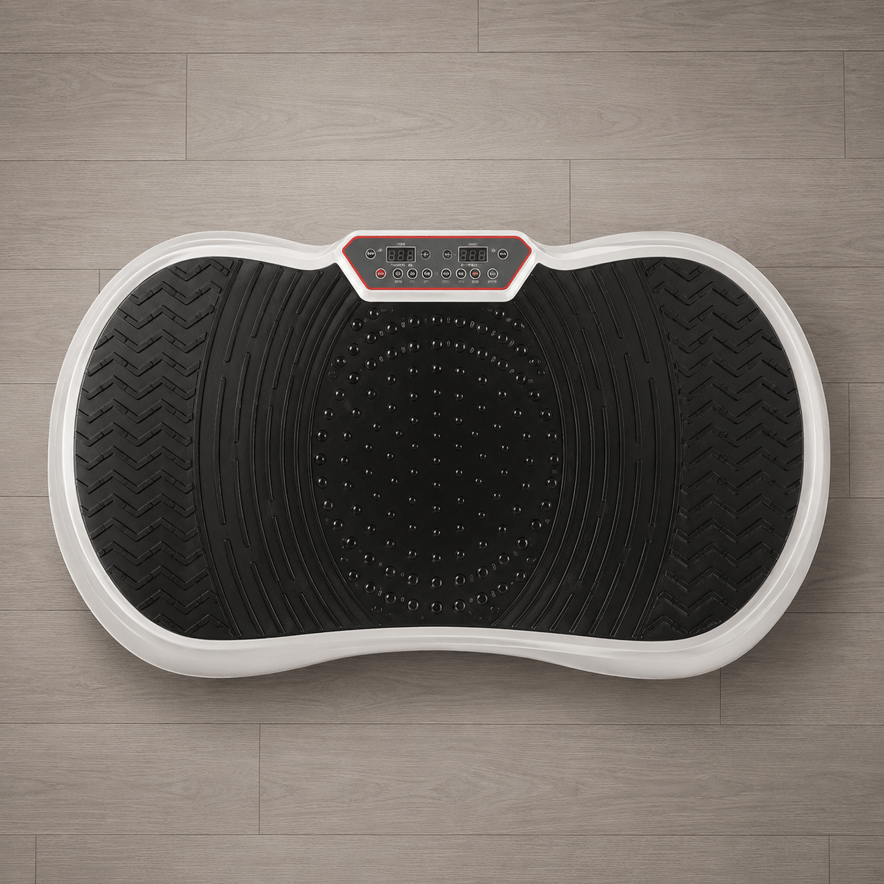 StepTone Vibration Plate in White, top view